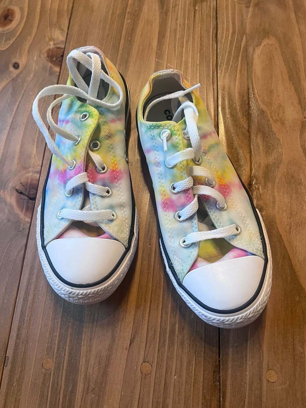 Converse All Star Low Top Pastel Tie Dye Sneakers 3
